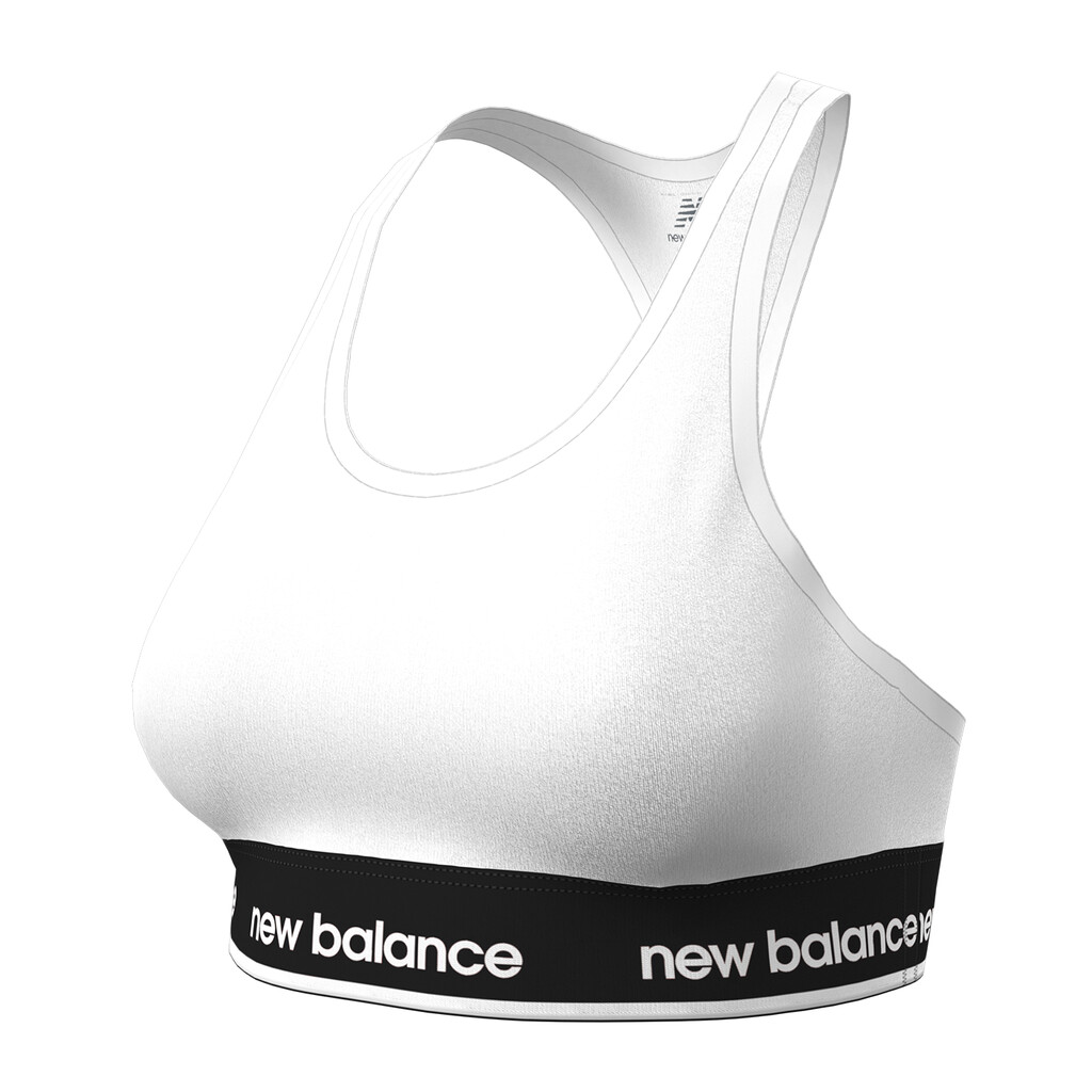 New Balance - W Medium Support Sleek Pace Bra - white
