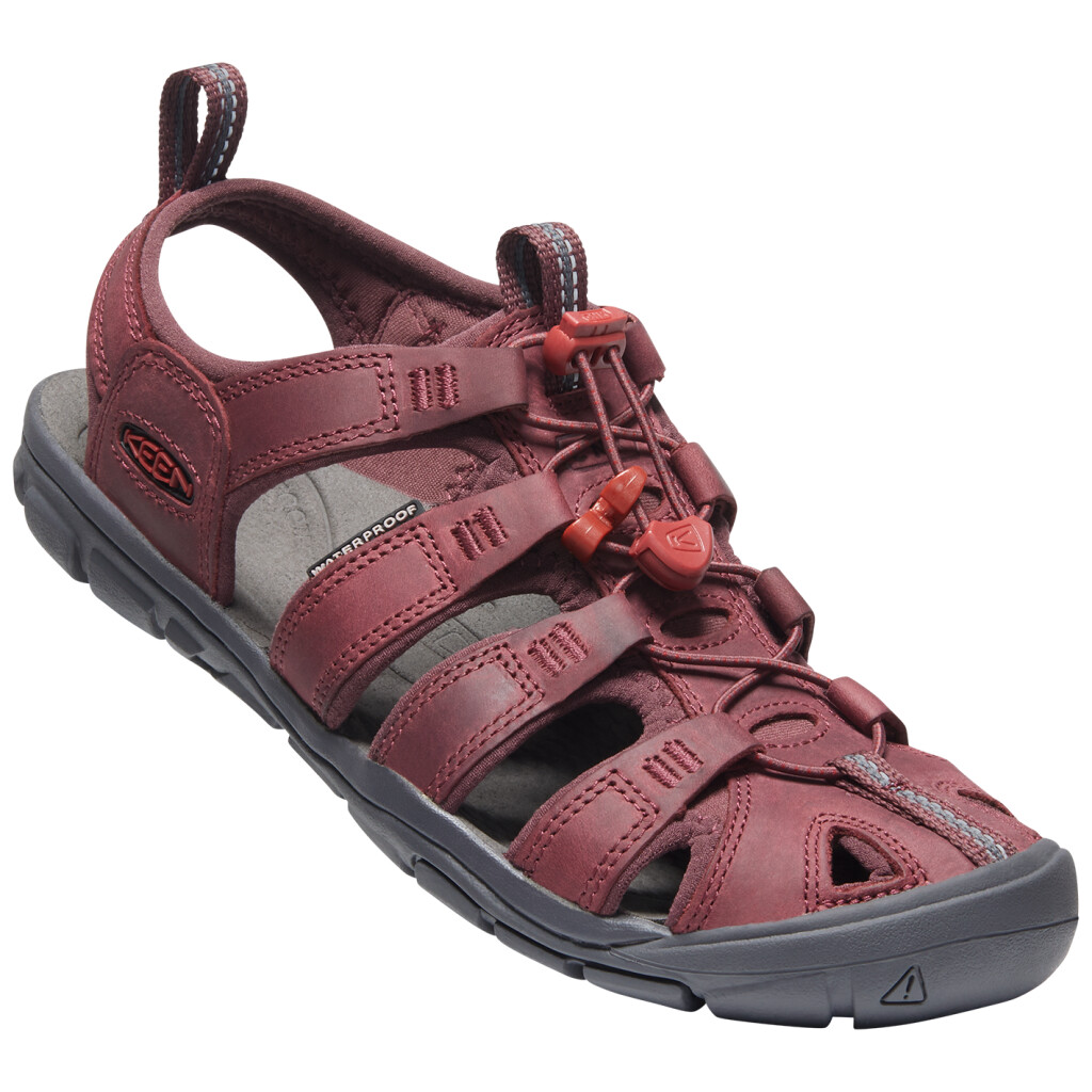 KEEN - W Clearwater CNX Leather - wine/red dahlia