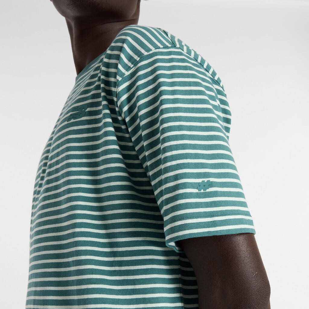 New Balance - Numeric Thin Stripe T-Shirt - new spruce