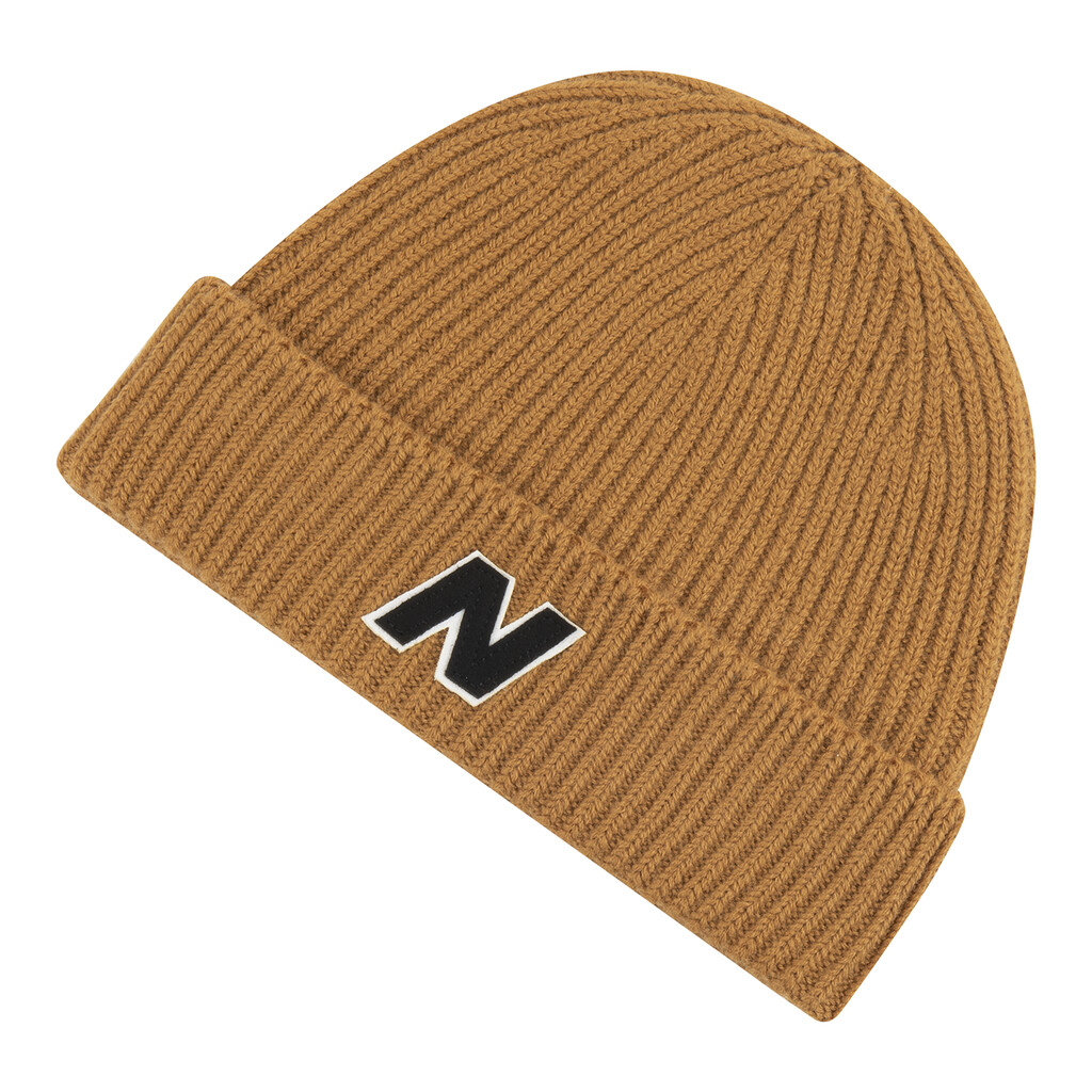 New Balance - Winter Watchman Block N Beanie - tobacco
