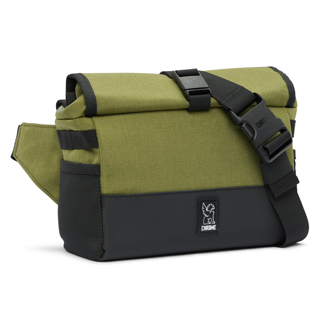 Chrome - Doubletrack Handlebar Sling Bag - olive branch