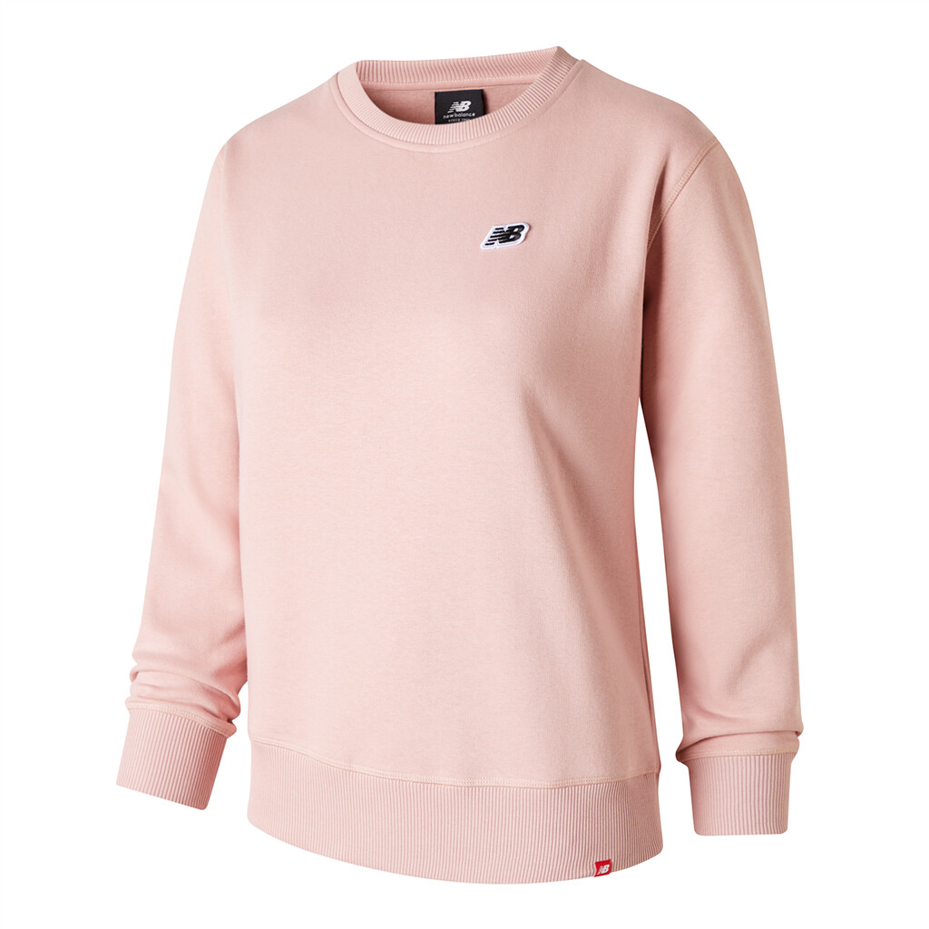 New Balance - W NB Small Logo Crew Sweat - pink moon