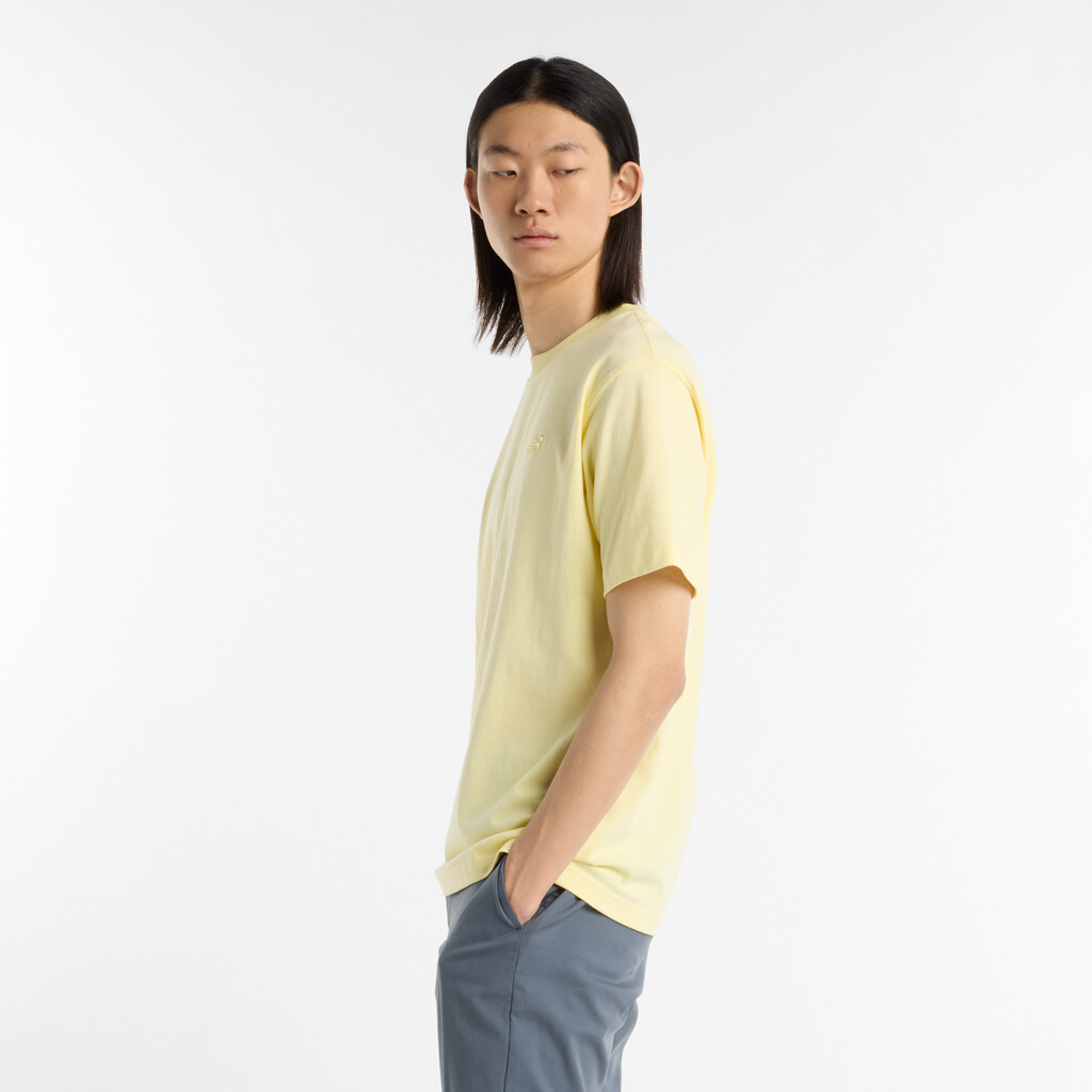 New Balance - NB Athletics Cotton T-Shirt - parchment