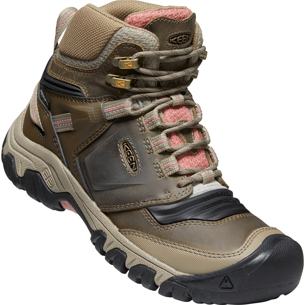 KEEN - W Ridge Flex Mid WP - timberwolf/brick dust