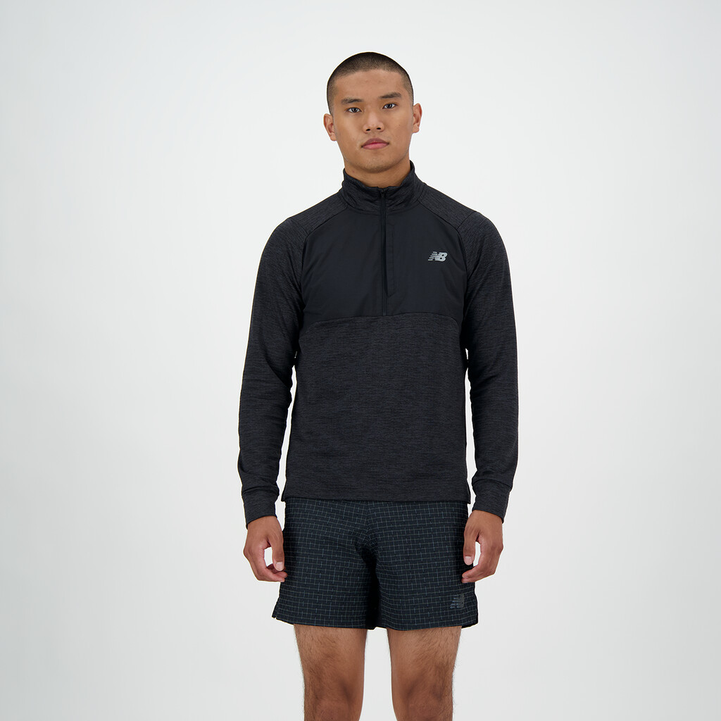 New Balance - Athletics Heat Grid 1/2 Zip - black