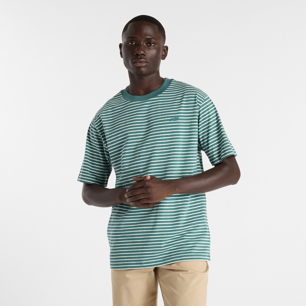 New Balance - Numeric Thin Stripe T-Shirt - new spruce