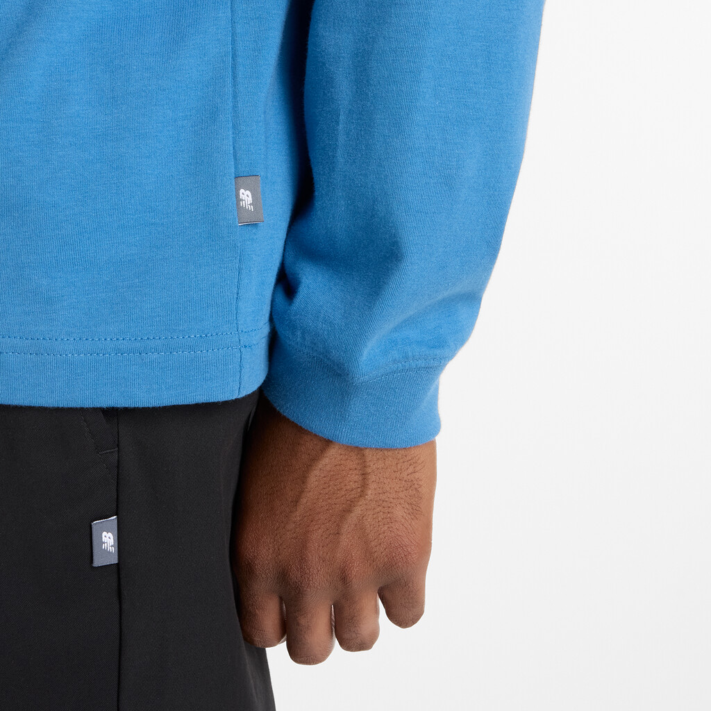 New Balance - Relaxed Linear Athletics Long Sleeve - sea stone
