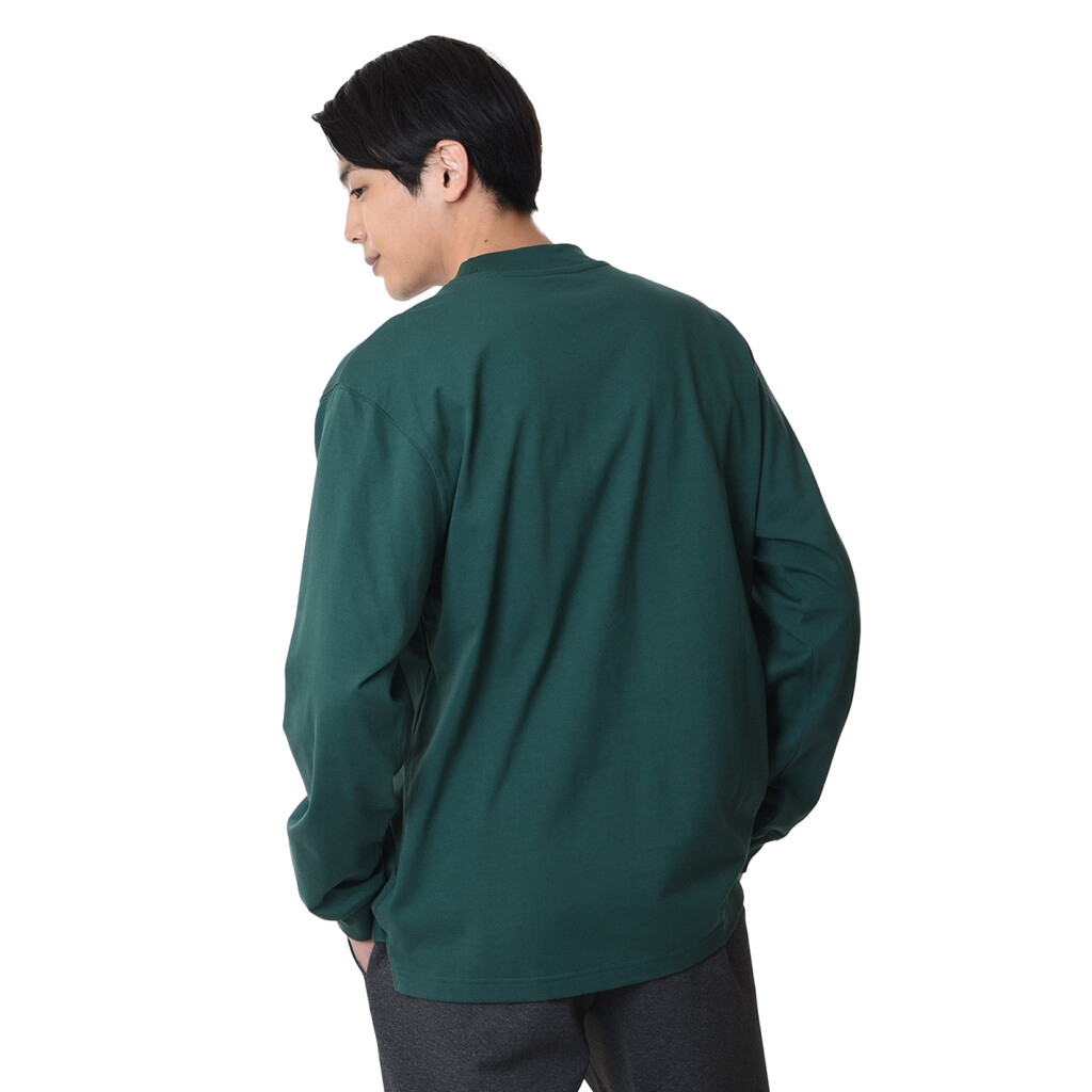 New Balance - Athletics Varsity Graphic Mock Longsleeve - nightwatch green
