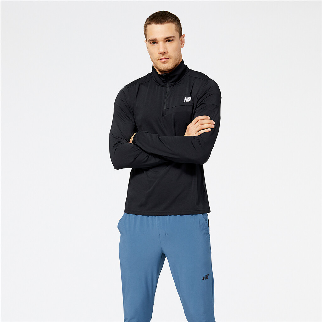 New Balance - Accelerate Half Zip - black