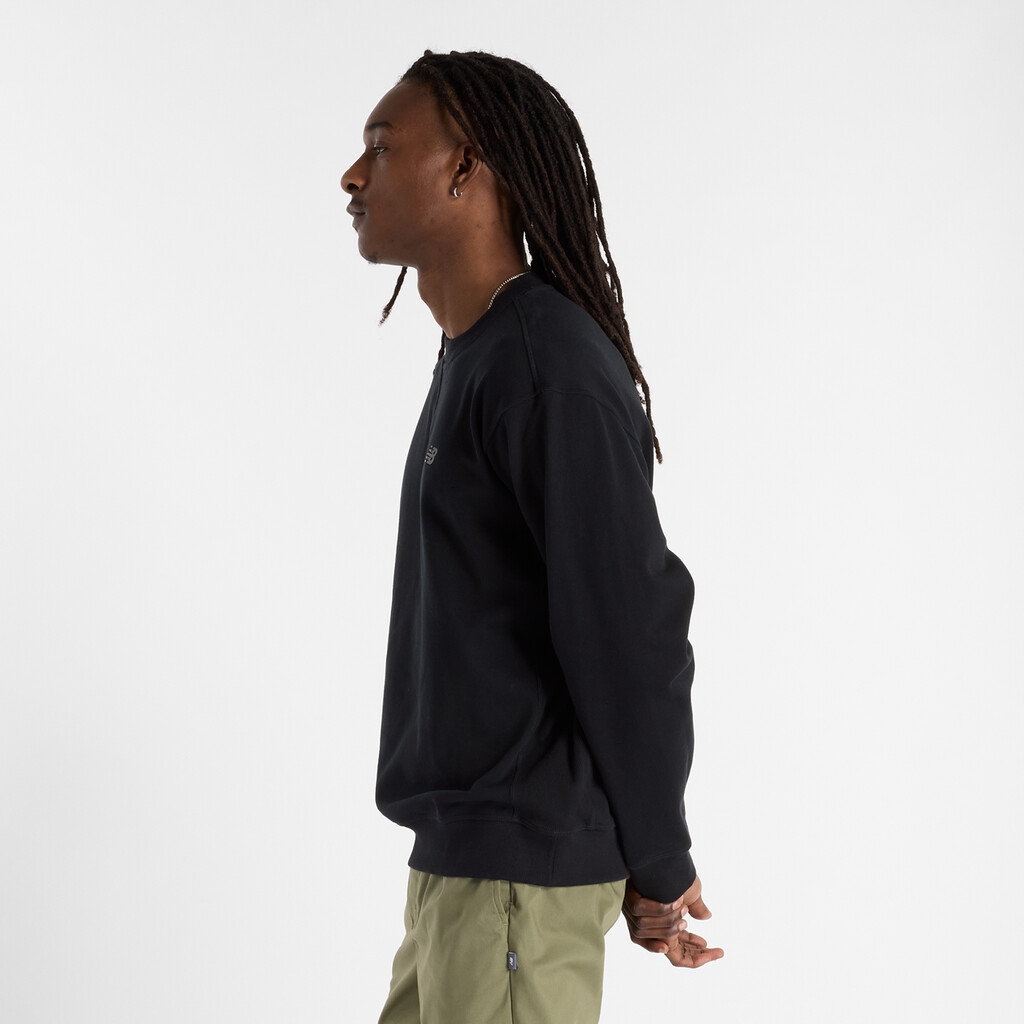 New Balance - Numeric French Terry Crew - black