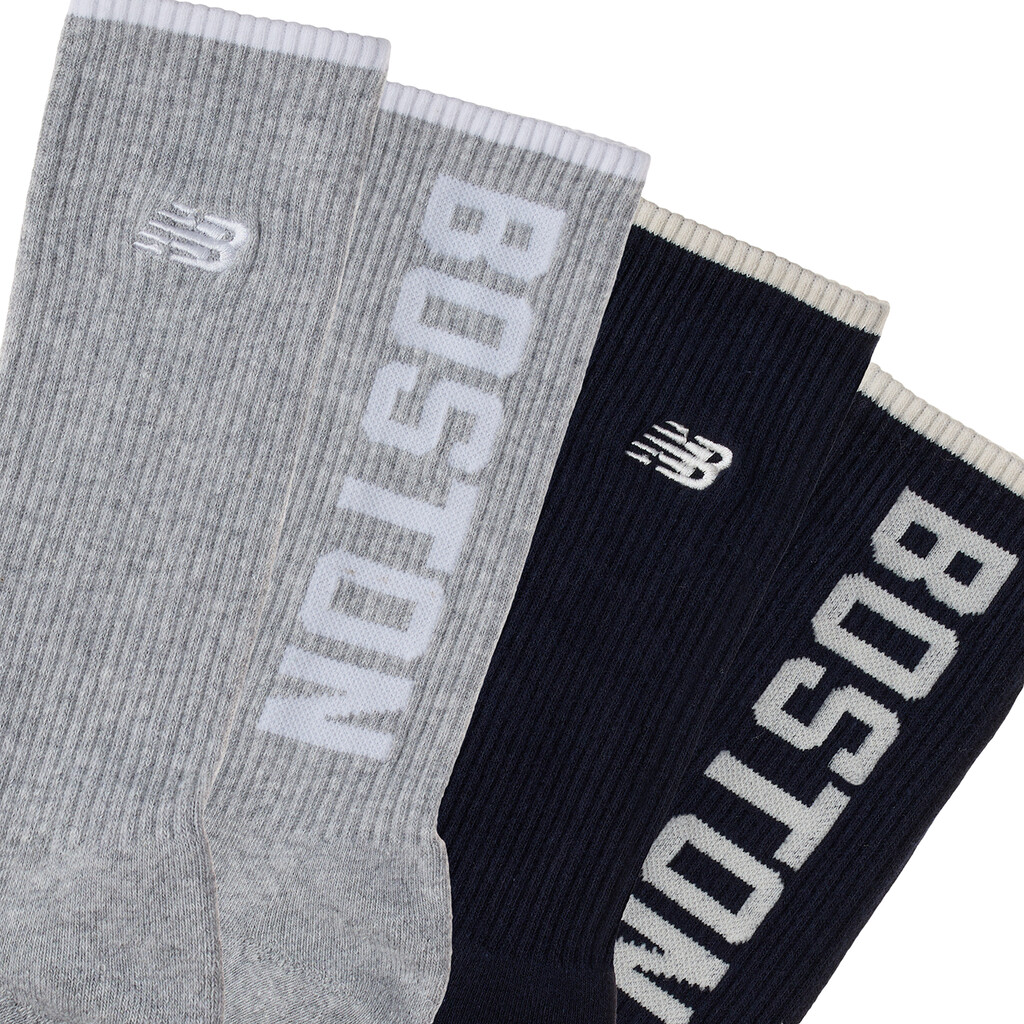 New Balance - Boston Crew Socks 2 Pair - as2