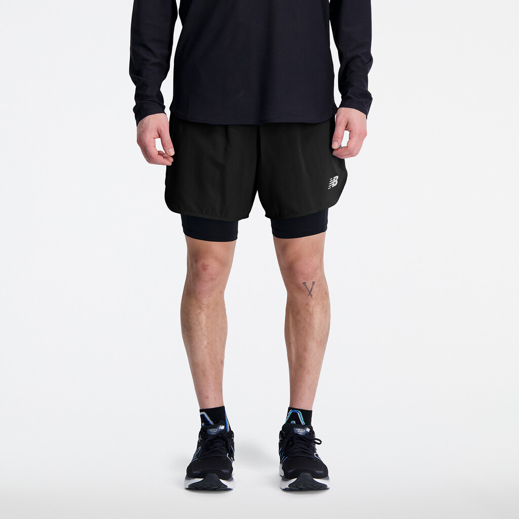 New Balance - Q Speed 6 Inch 2-in-1 Short - black