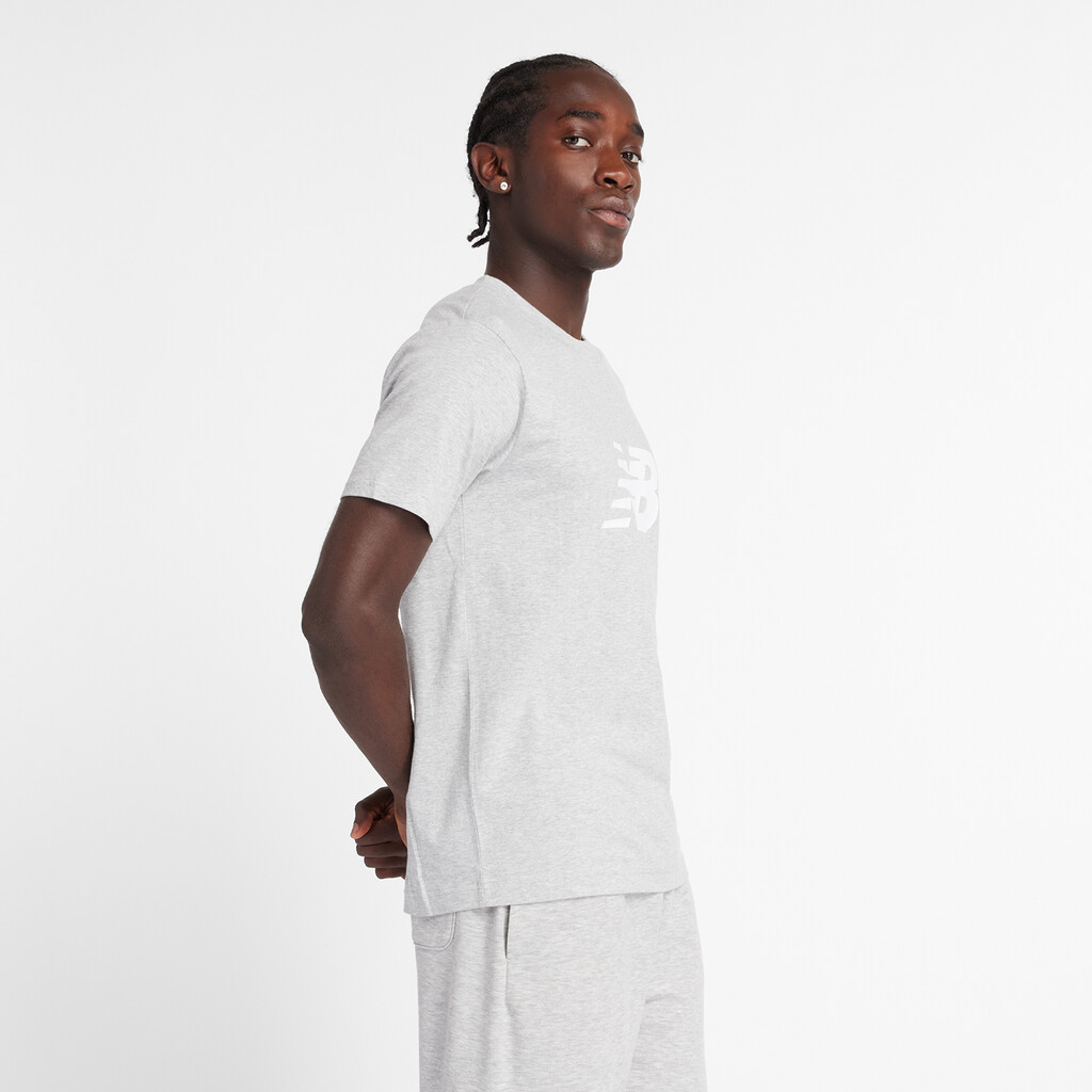 New Balance - Sport Jersey Logo T-Shirt - athletic grey