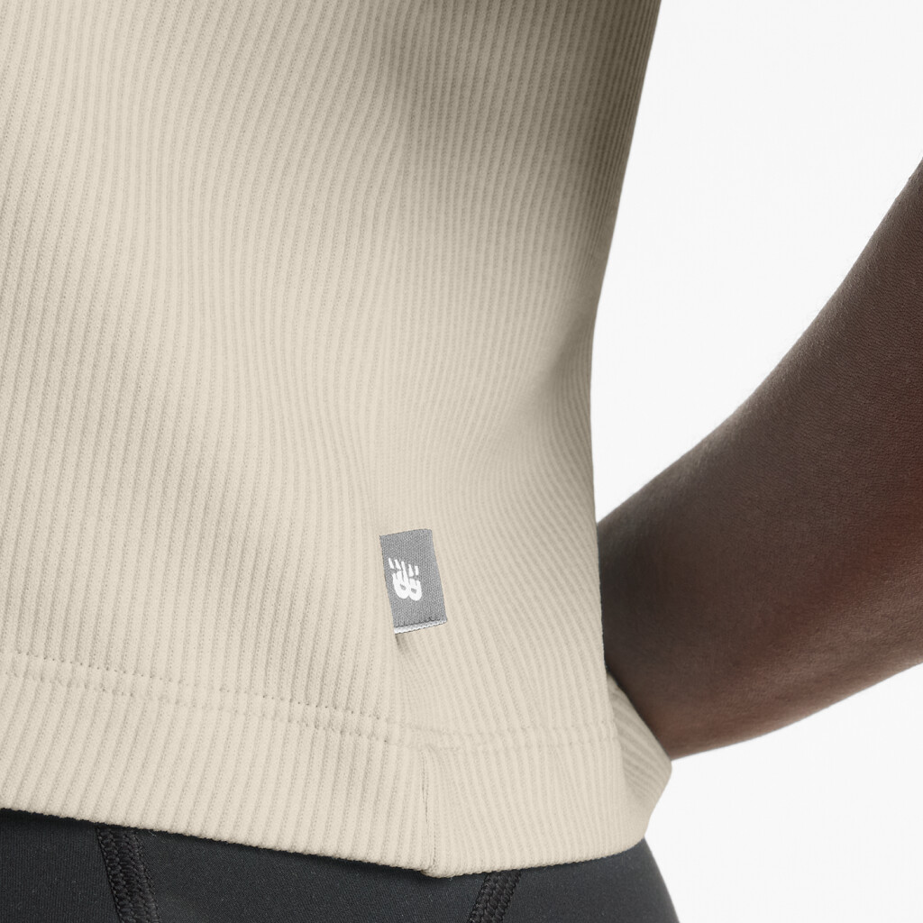 New Balance - Novelty Rib T-Shirt - linen heather