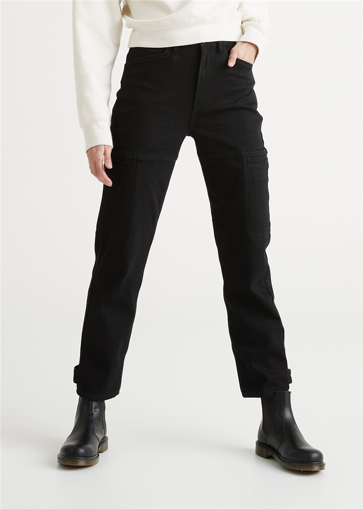 DU/ER - W All-Weather Barrel Pant - Black - black