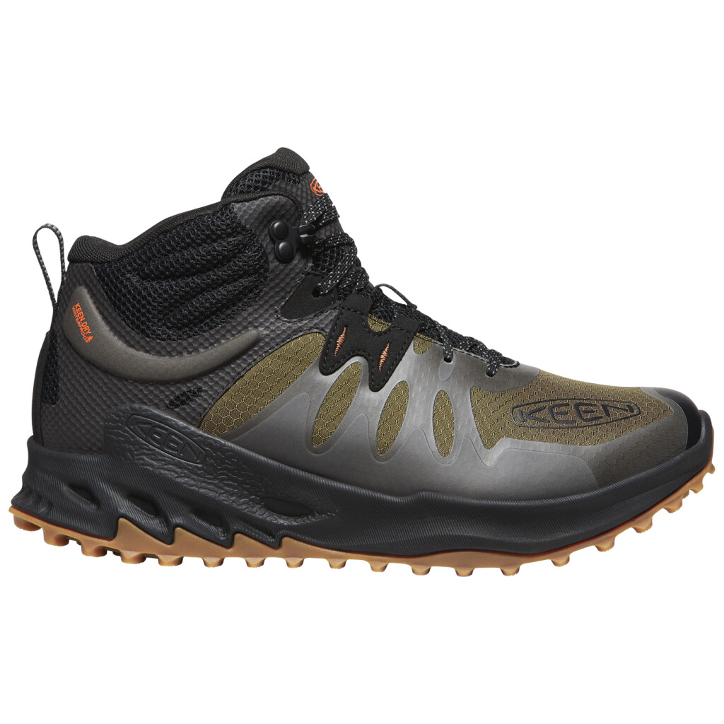 KEEN - M Zionic Mid WP - dark olive/scarlet ibis