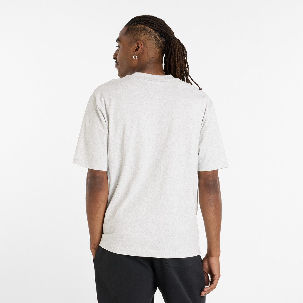 New Balance - Hoops Graphic T-Shirt - ash heather