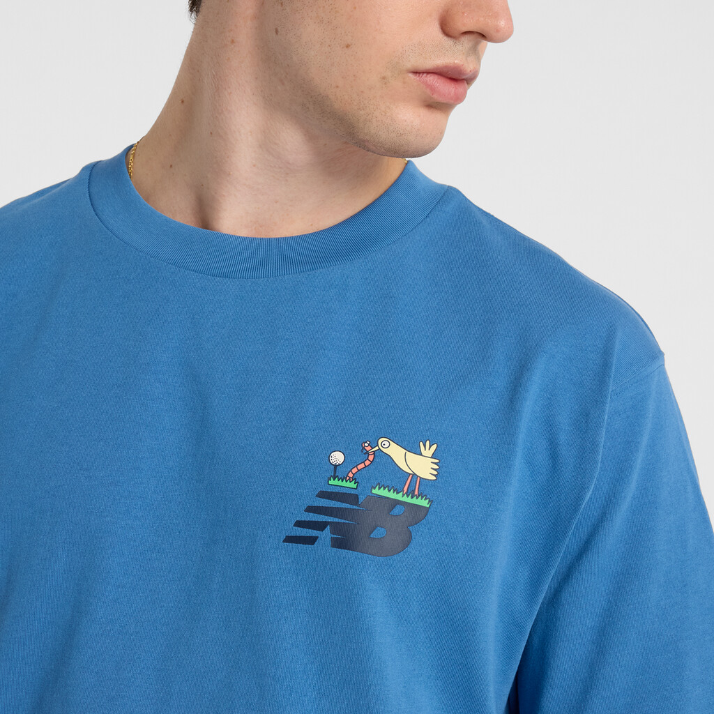 New Balance - Athletics Golf Cartoon T-Shirt - sea stone