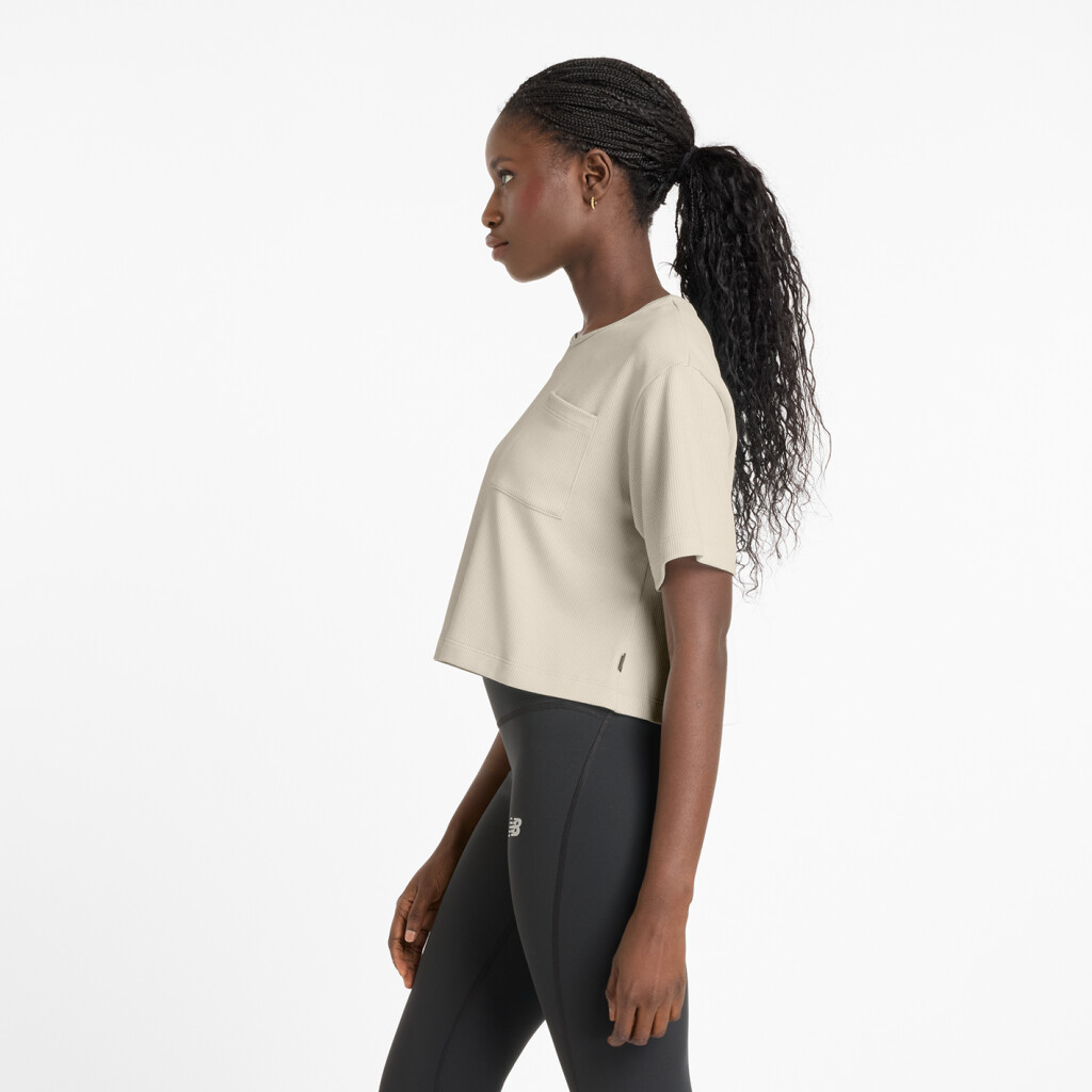 New Balance - Novelty Rib T-Shirt - linen heather
