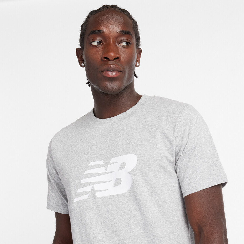 New Balance - Sport Jersey Logo T-Shirt - athletic grey