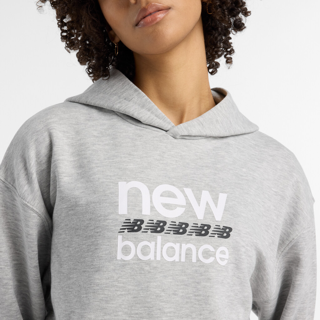 New Balance - Sport Graphic French Terry Hoodie - athletic grey