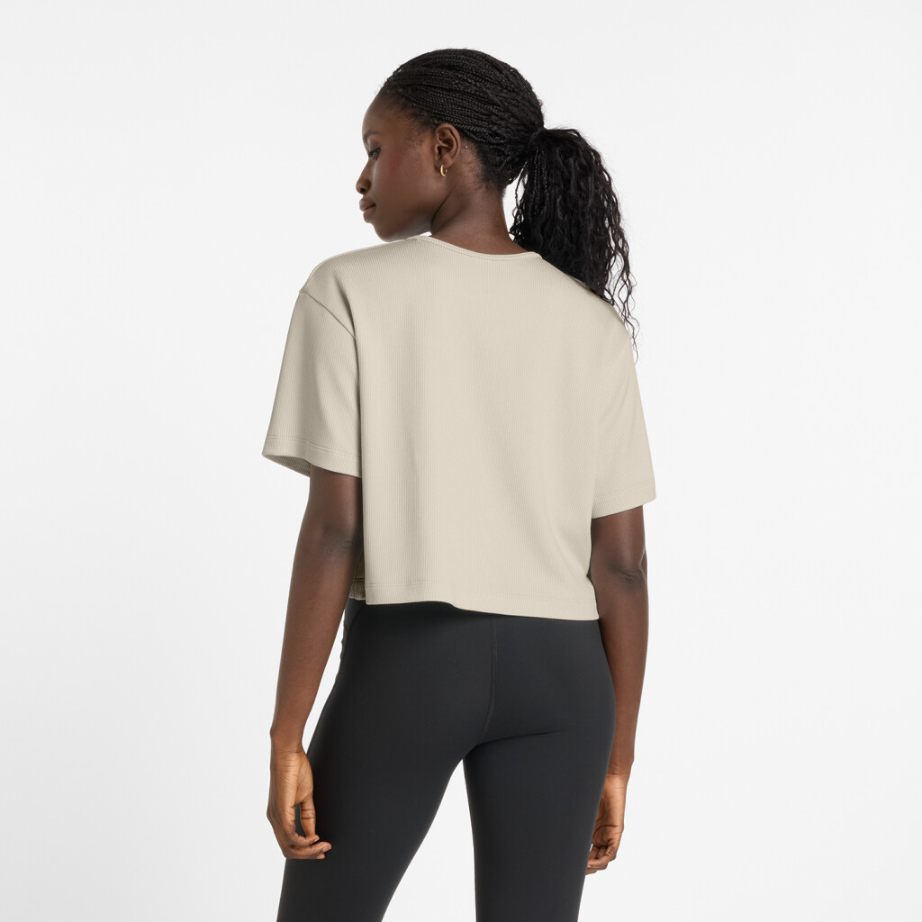 New Balance - Novelty Rib T-Shirt - linen heather