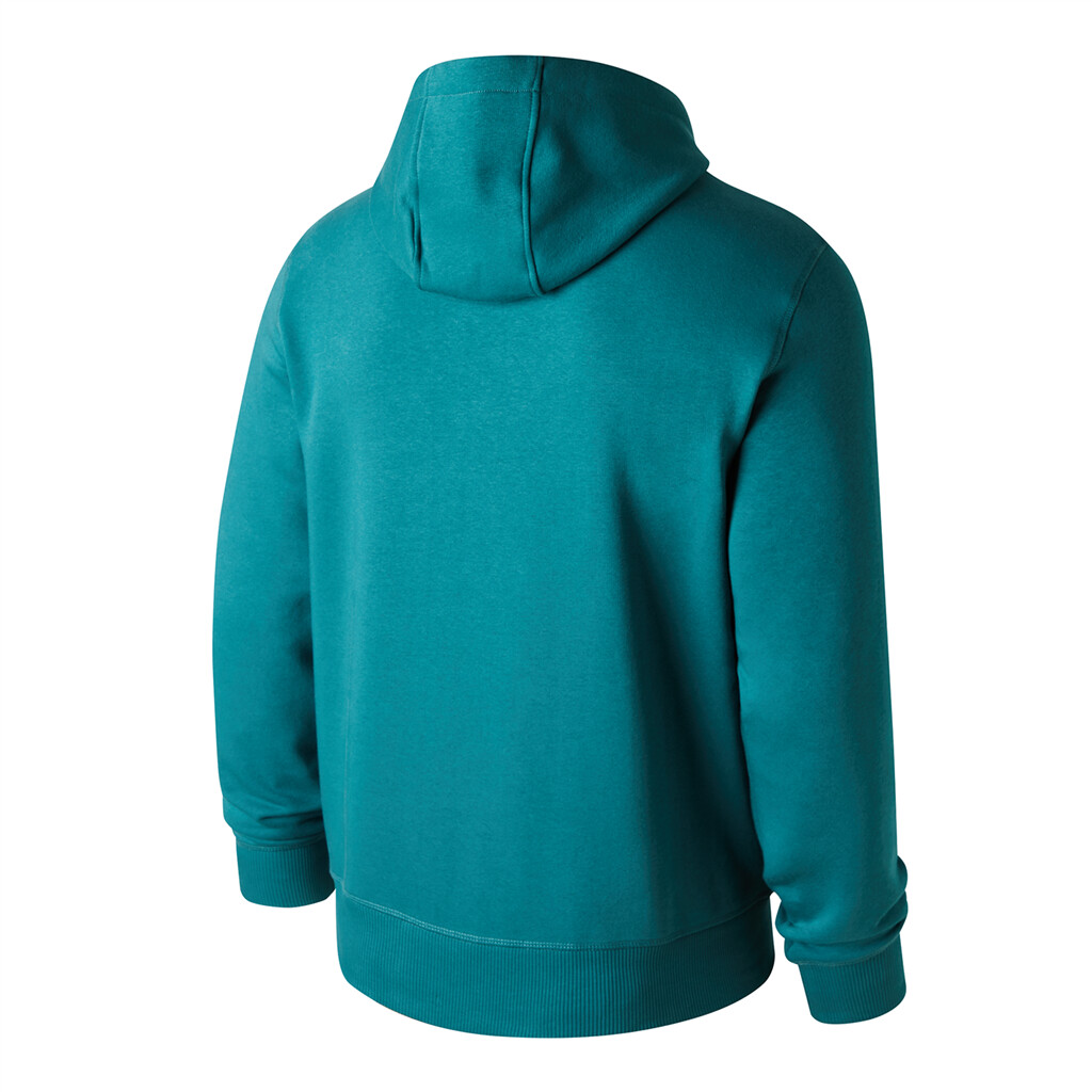 New Balance - NB Small Logo Zip Hoodie - vintage teal