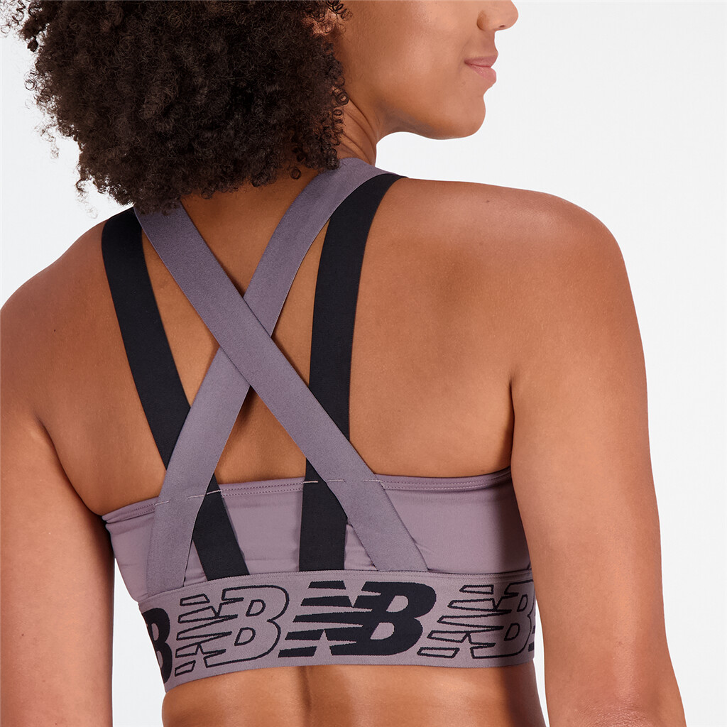 New Balance - W Relentless Crop Bra - zinc