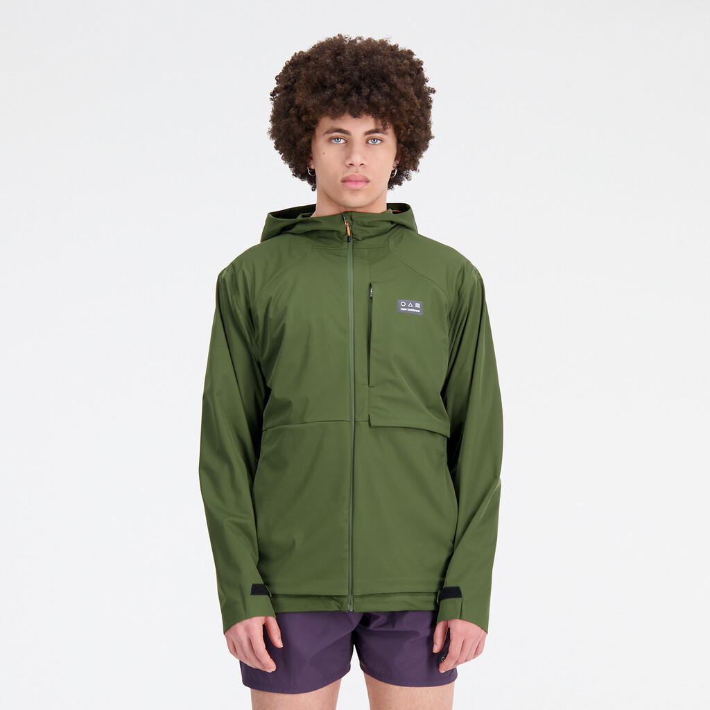 New Balance - Impact Run AT Waterproof Jacket - kombu