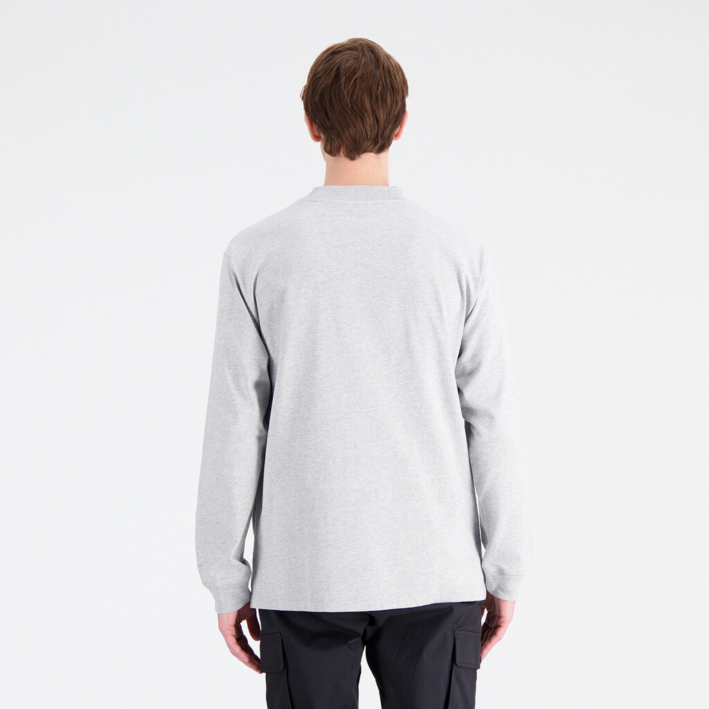 New Balance - Athletics Varsity Graphic Mock Longsleeve - athletic grey