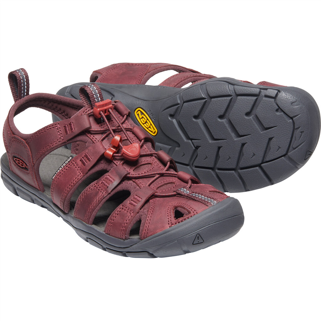 KEEN - W Clearwater CNX Leather - wine/red dahlia