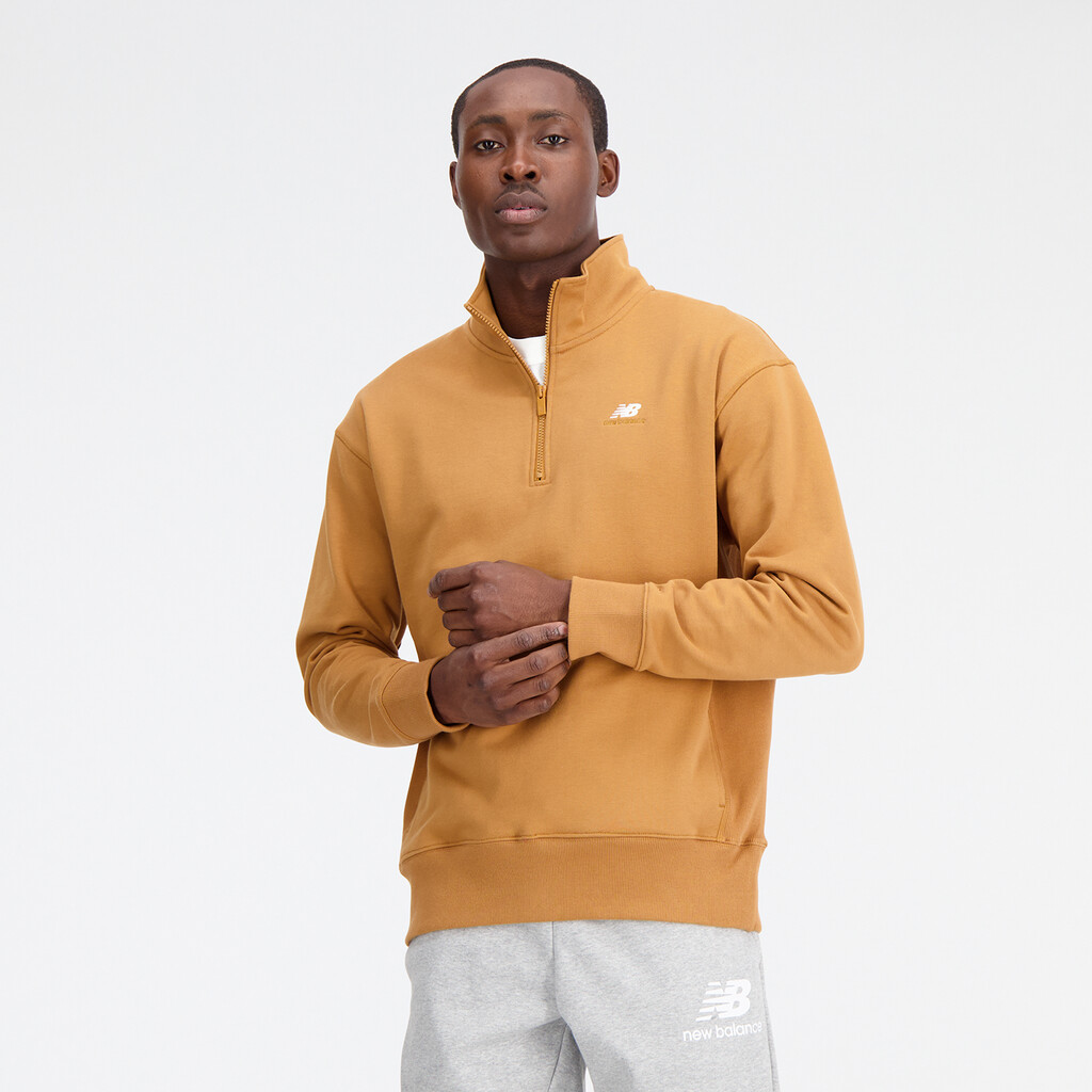 New Balance - Athletics Remastered 1/4 Zip - tobacco