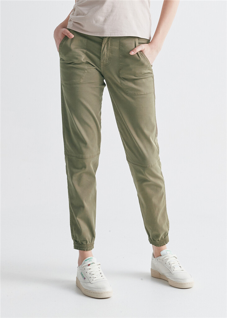 DU/ER - W Live Free High Rise Jogger - olive