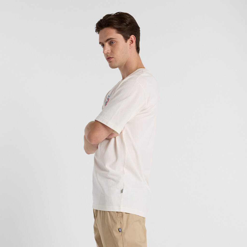 New Balance - Athletics Premium Chest Logo T-Shirt - sea salt