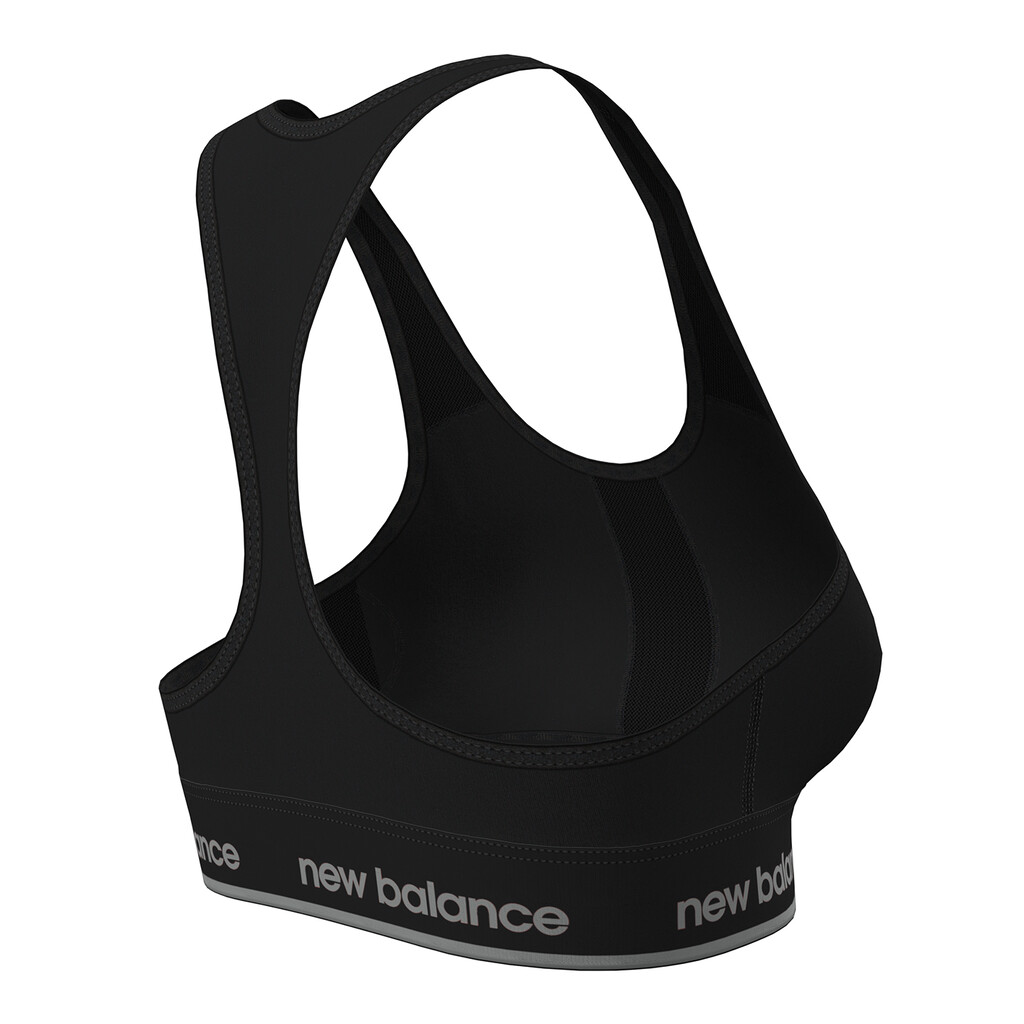 New Balance - W Medium Support Sleek Pace Bra - black