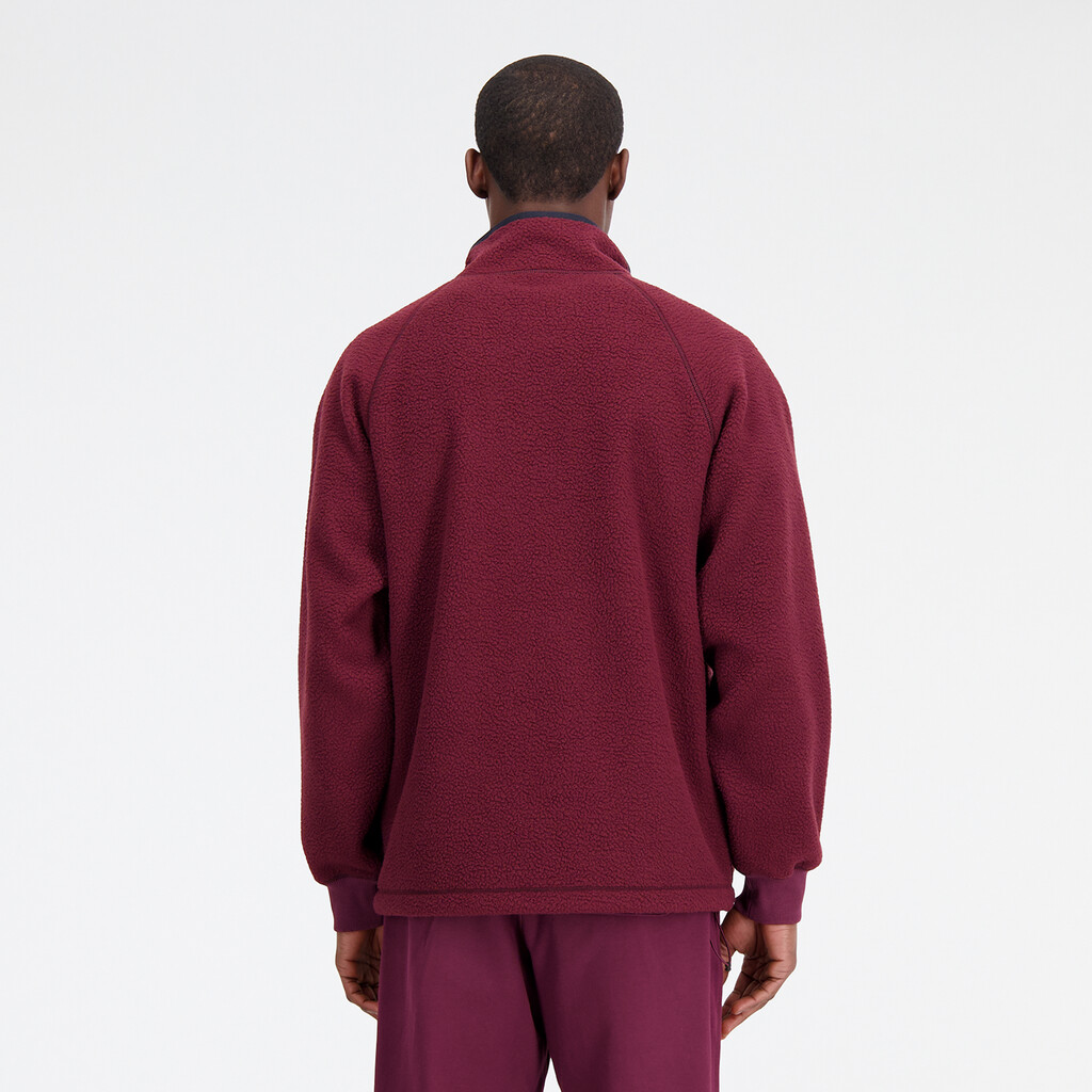 New Balance - Athletics Polar Fleece Full Zip - nb burgundy