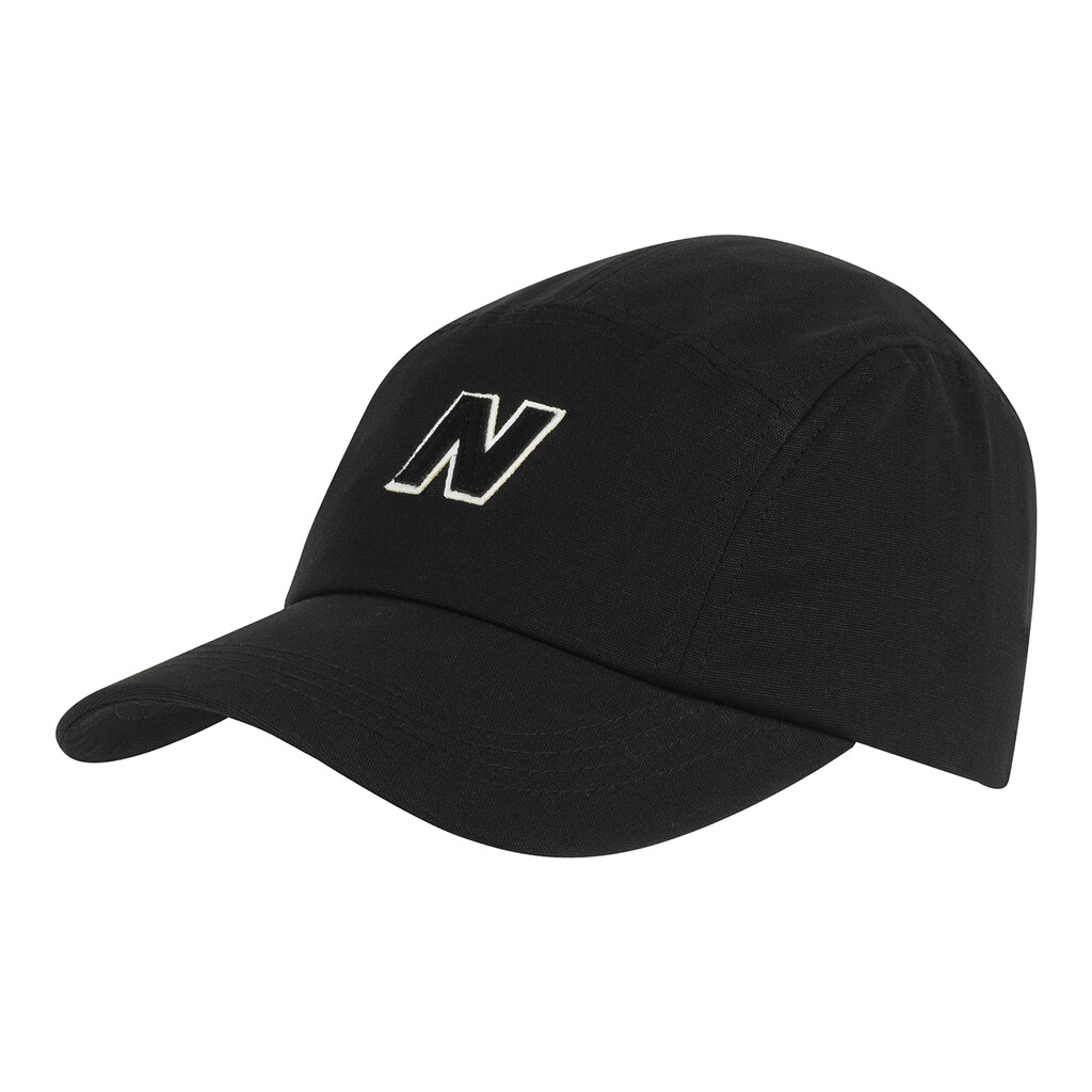 New Balance - 5 Panel Block N Cotton Twill Hat - black