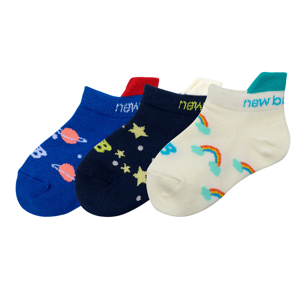 New Balance - Kids No Show Tab Socks 3 Pair - as1