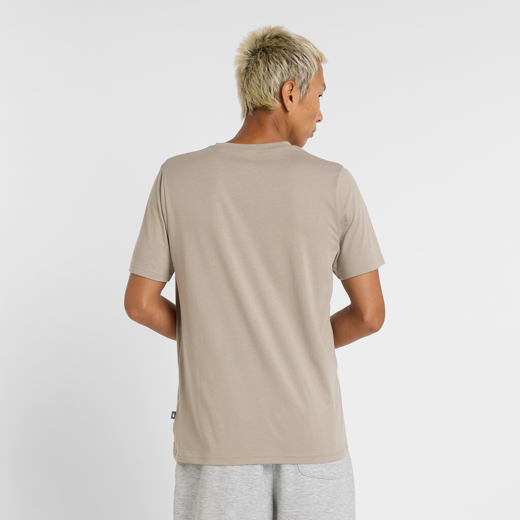 New Balance - Heathertech Linear T-Shirt - arid stone