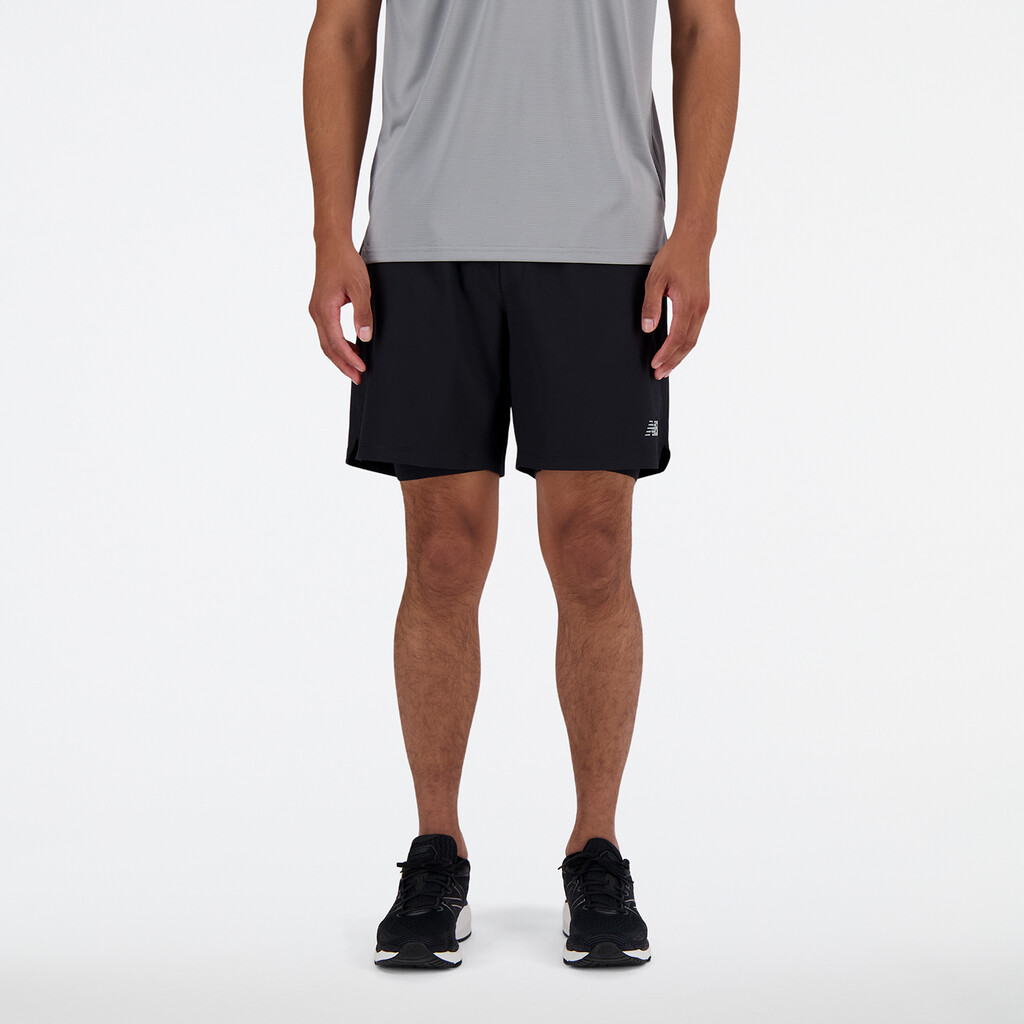 New Balance - AC Seamless Short 7 Inch 2-in-1 - black