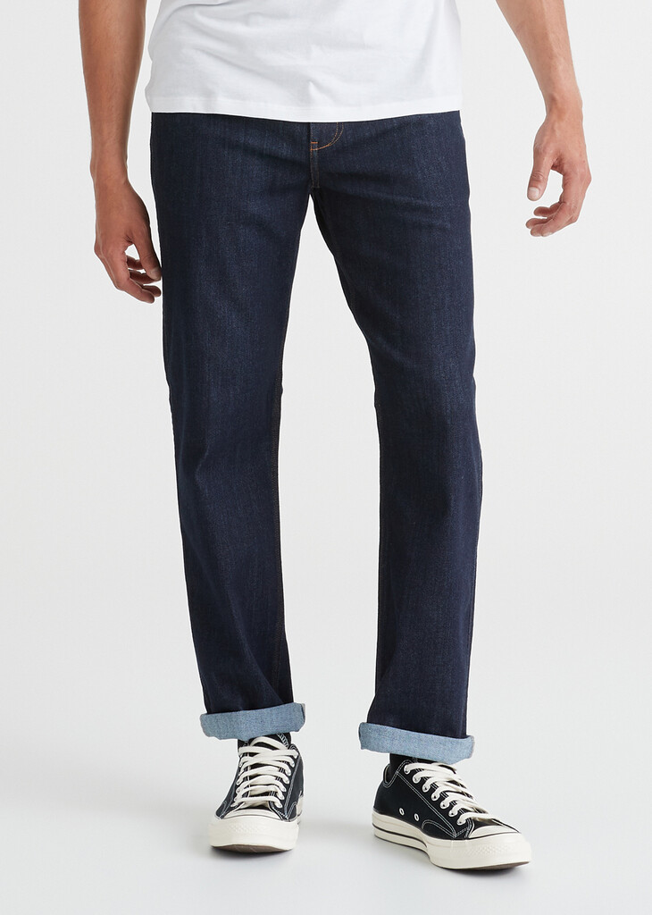 DU/ER - Performance Denim Athletic Straight - Heritage Rinse - heritage rinse