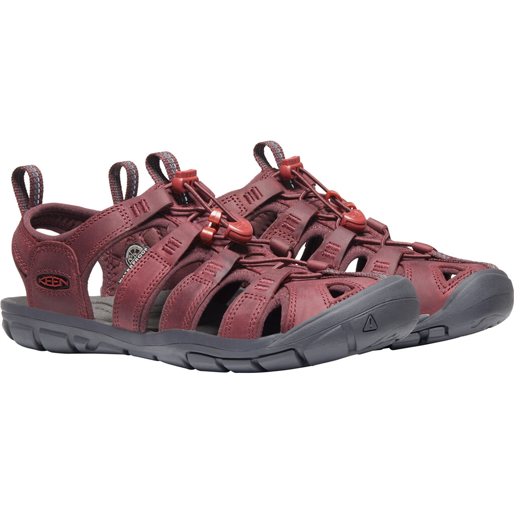 KEEN - W Clearwater CNX Leather - wine/red dahlia