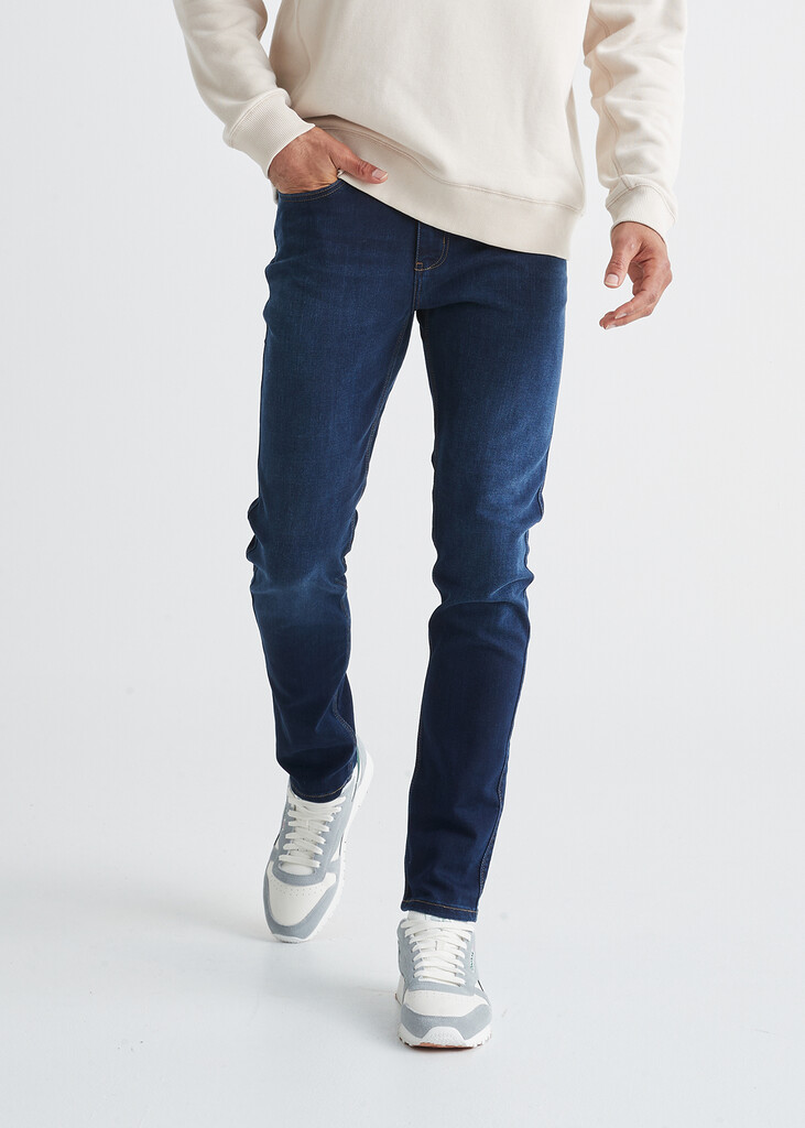 DU/ER - Performance Denim Slim - dark stone