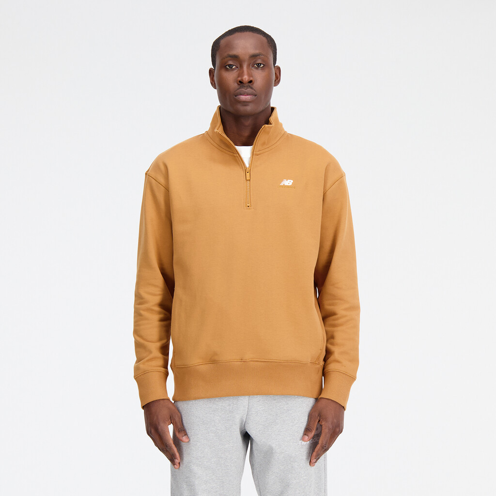 New Balance - Athletics Remastered 1/4 Zip - tobacco